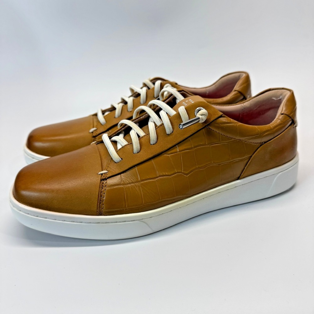 CODE by‎ Gentry All Day Sneakers Men 9.5 Tan White M255-22-503-9.5